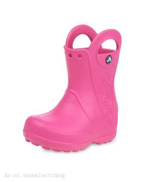 F77101899 Crocs Handle It Rain Boots Pink - Kids' Gum Boots - 65881391 Store Online