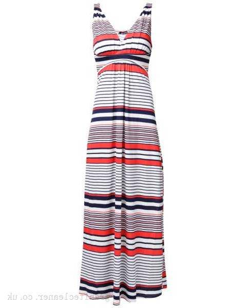 I84107309 Revenge Stripe Maxi Dress Red/Blue/White Maxi Dresses - Women's Casual Dresses - 30519659 Outlet Online