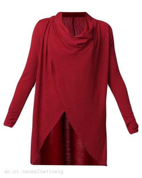 L26107307 Revenge Split Long Cardigan Red Longline Cardigans - Women's Cardigans - 56290744 Various Styles