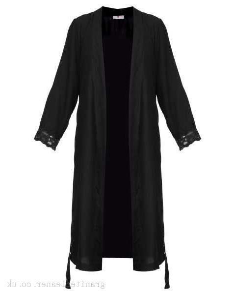 P23906672 Poppy Divine Rayon Gown Black - Women's Dressing Gowns - 34350705 Outlet